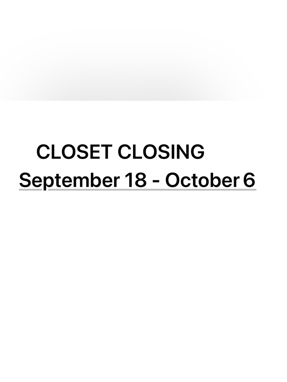 🍁 AUTUMN CLOSET CLOSURE 🍁